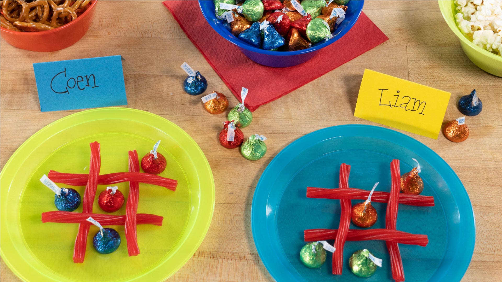 candy tic tac toe party game