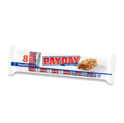 snack size payday candy bars
