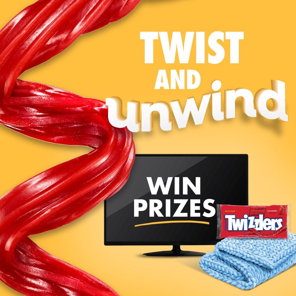 twizzlers twist and unwind sweepstakes promotional graphic